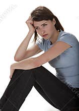 Depressed Young Woman