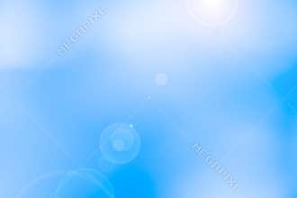 Abstract blurred sun light sky background