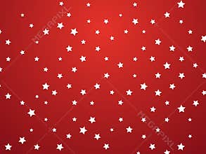 Stars on red background