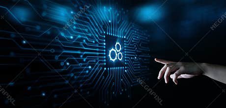 Automation Software Technology Process System Business concept