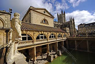 Roman baths, City of Bath, UK