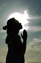 Praying at Sunrise