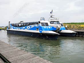 Catamaran ferry boat
