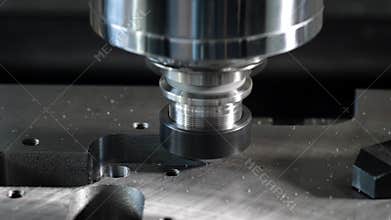 Metalworking CNC milling machine, high precision, ,metal cutting.