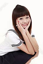 Asia schoolgirl