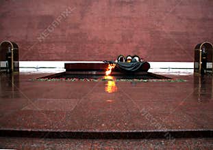 Eternal fire in the rain.