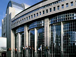 Eu parliament building brussel