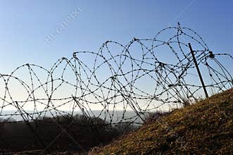 First world war Fort Douaumont barbed wire