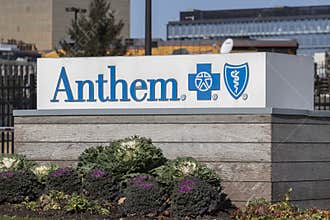 Anthem World Headquarters. Anthem is the largest for-profit managed health care company in the Blue Cross Blue Shield Association