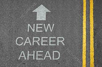 New Career Ahead Arrow
