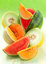 Melons and watermelon