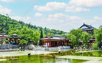 Hua Qing Palace on Lishan Mountain in Xi \'an, China
