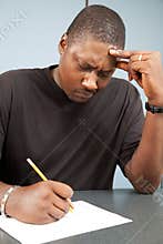 Adult Student with Test Anxiety