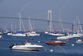 Boats in Newport, Rhode Island