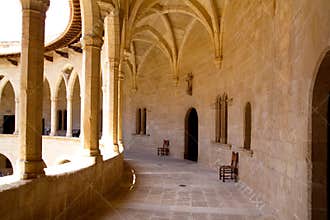 Castle Bellver in Majorca at Palma of Mallorca