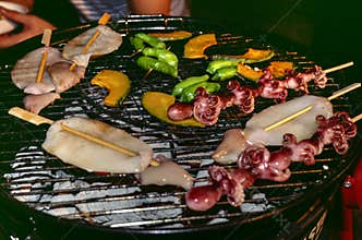 Seafood barbecue