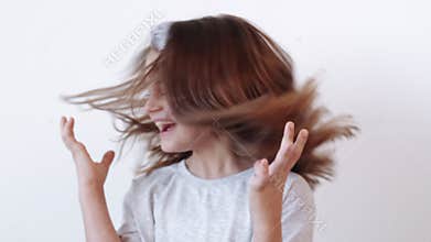 happy child fun lifestyle excited surprised girl