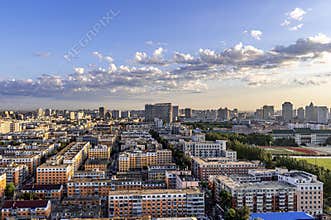 Morning view of Changchun City, China
