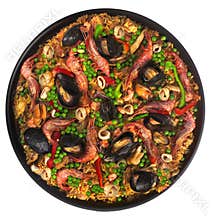 Valencian Seafood Paella