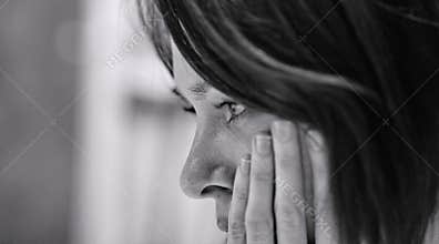 Sad Woman in Despair