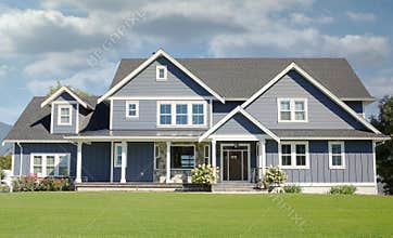 Fraser Valley Canada Country Home Farmhouse Residence House Dwelling Custom Deluxe Exterior Design
