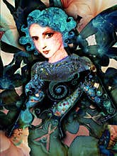 Digital Art Abstract Woman