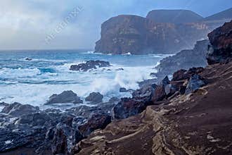 Capelhinos Shoreline in the Azores 2
