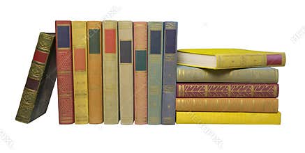 Books in a row
