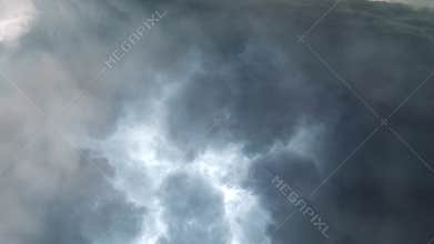 thunderstorms in dark sky ultra HD