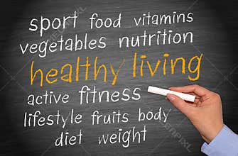 Healthy living concept