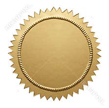 Gold Metallic Seal