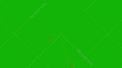 Laser blaster shooting top Resolution green screen video 4k