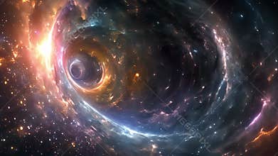 A gateway to a realm beyond comprehension linked to our reality through the threads of quantum entanglement