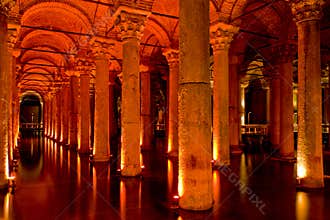 Sunken Palace in Istanbul