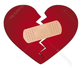 Fix a broken heart concept