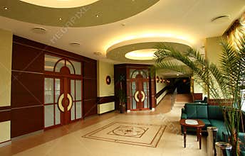 Modern building interior
