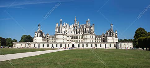 Chambord castle in Loire valley