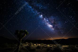 Death valley under the Milky Way