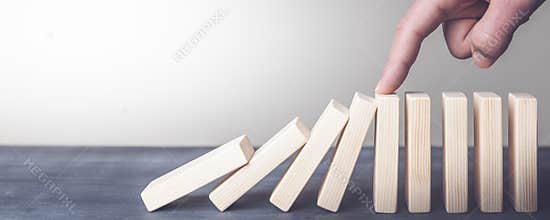 Business Crisis Prevention Business Conceptt