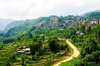 Sapa Town at Lao Cai Vietnam
