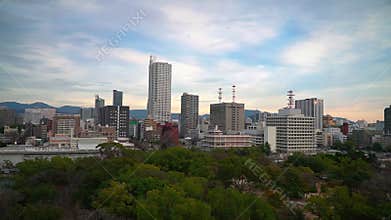 View of Hiroshima City from Hiroshima Castle