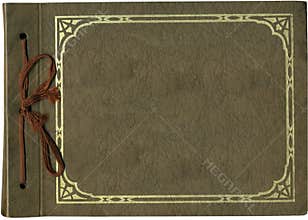 Antique album cover