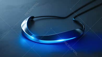 A futuristiclooking necklace that emits calming vibrations to aid with panic attacks.