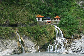 Changchun (Eternal Spring) Shrine at Taroko National Park