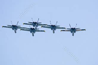 Navy Blue Angles