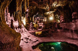 Cave / Cavern with spring water