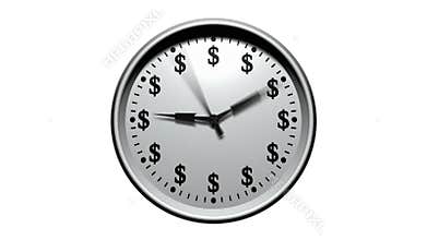 Time Is Money - Dollar Clock