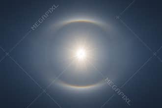 Perfect Symmetrical Sun Halo