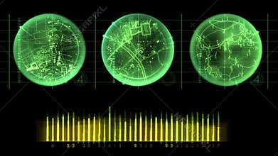 Radar Screen Display