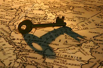 Key on map (Asean region)